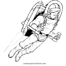 Dessin à colorier: Astronaute (Carrières et Professions) #87646 - Coloriages à Imprimer Gratuits