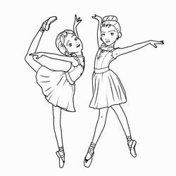 Dessins à colorier: Ballerine - Coloriages à Imprimer Gratuits