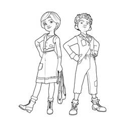 Dessin à colorier: Ballerine (Carrières et Professions) #195049 - Coloriages à Imprimer Gratuits
