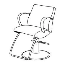 Dessin à colorier: Barbier (Carrières et Professions) #89011 - Coloriages à Imprimer Gratuits