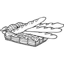 Dessin à colorier: Boulanger (Carrières et Professions) #89863 - Coloriages à Imprimer Gratuits
