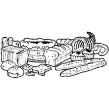 Dessin à colorier: Boulanger (Carrières et Professions) #89891 - Coloriages à Imprimer Gratuits