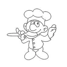 Dessin à colorier: Boulanger (Carrières et Professions) #89903 - Coloriages à Imprimer Gratuits