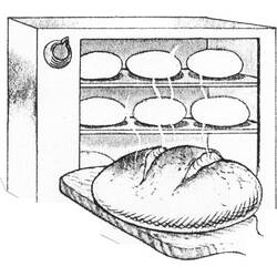 Dessin à colorier: Boulanger (Carrières et Professions) #89954 - Coloriages à Imprimer Gratuits