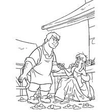 Dessin à colorier: Boulanger (Carrières et Professions) #90034 - Coloriages à Imprimer Gratuits
