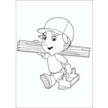 Dessin à colorier: Bricoleur (Carrières et Professions) #90206 - Coloriages à Imprimer Gratuits