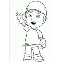 Dessin à colorier: Bricoleur (Carrières et Professions) #90221 - Coloriages à Imprimer Gratuits