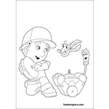 Dessin à colorier: Bricoleur (Carrières et Professions) #90227 - Coloriages à Imprimer Gratuits
