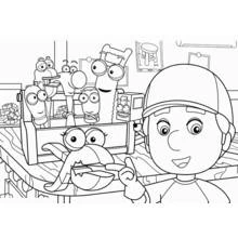 Dessin à colorier: Bricoleur (Carrières et Professions) #90239 - Coloriages à Imprimer Gratuits