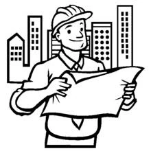 Dessin à colorier: Bricoleur (Carrières et Professions) #90249 - Coloriages à Imprimer Gratuits