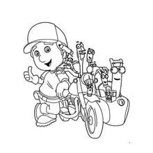 Dessin à colorier: Bricoleur (Carrières et Professions) #90303 - Coloriages à Imprimer Gratuits
