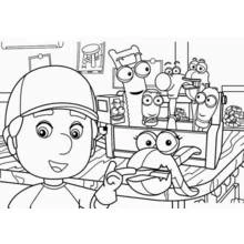 Dessin à colorier: Bricoleur (Carrières et Professions) #90370 - Coloriages à Imprimer Gratuits