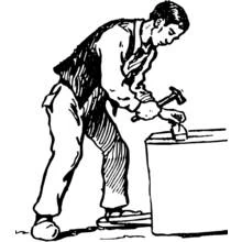 Dessin à colorier: Bricoleur (Carrières et Professions) #90372 - Coloriages à Imprimer Gratuits