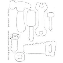 Dessin à colorier: Bricoleur (Carrières et Professions) #90511 - Coloriages à Imprimer Gratuits
