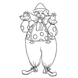 Dessin à colorier: Clown (Carrières et Professions) #195862 - Coloriages à Imprimer Gratuits