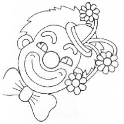 Dessin à colorier: Clown (Carrières et Professions) #90889 - Coloriages à Imprimer Gratuits