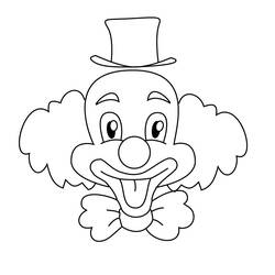 Dessin à colorier: Clown (Carrières et Professions) #90899 - Coloriages à Imprimer Gratuits