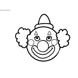 Dessin à colorier: Clown (Carrières et Professions) #90901 - Coloriages à Imprimer Gratuits