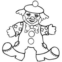 Dessin à colorier: Clown (Carrières et Professions) #90913 - Coloriages à Imprimer Gratuits