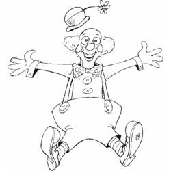 Dessin à colorier: Clown (Carrières et Professions) #90914 - Coloriages à Imprimer Gratuits