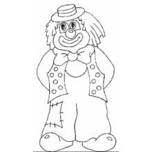 Dessin à colorier: Clown (Carrières et Professions) #90936 - Coloriages à Imprimer Gratuits