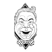 Dessin à colorier: Clown (Carrières et Professions) #90941 - Coloriages à Imprimer Gratuits