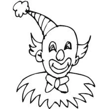 Dessin à colorier: Clown (Carrières et Professions) #90942 - Coloriages à Imprimer Gratuits