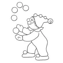 Dessin à colorier: Clown (Carrières et Professions) #90973 - Coloriages à Imprimer Gratuits