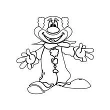 Dessin à colorier: Clown (Carrières et Professions) #90981 - Coloriages à Imprimer Gratuits