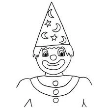 Dessin à colorier: Clown (Carrières et Professions) #90984 - Coloriages à Imprimer Gratuits