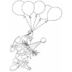 Dessin à colorier: Clown (Carrières et Professions) #90998 - Coloriages à Imprimer Gratuits
