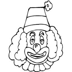 Dessin à colorier: Clown (Carrières et Professions) #91005 - Coloriages à Imprimer Gratuits