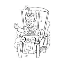Dessin à colorier: Clown (Carrières et Professions) #91009 - Coloriages à Imprimer Gratuits