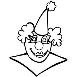Dessin à colorier: Clown (Carrières et Professions) #91038 - Coloriages à Imprimer Gratuits