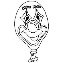 Dessin à colorier: Clown (Carrières et Professions) #91056 - Coloriages à Imprimer Gratuits