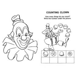Dessin à colorier: Clown (Carrières et Professions) #91064 - Coloriages à Imprimer Gratuits
