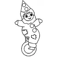 Dessin à colorier: Clown (Carrières et Professions) #91085 - Coloriages à Imprimer Gratuits