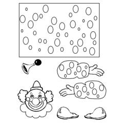 Dessin à colorier: Clown (Carrières et Professions) #91126 - Coloriages à Imprimer Gratuits