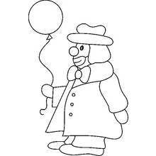 Dessin à colorier: Clown (Carrières et Professions) #91140 - Coloriages à Imprimer Gratuits