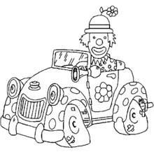 Dessin à colorier: Clown (Carrières et Professions) #91141 - Coloriages à Imprimer Gratuits
