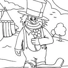 Dessin à colorier: Clown (Carrières et Professions) #91153 - Coloriages à Imprimer Gratuits