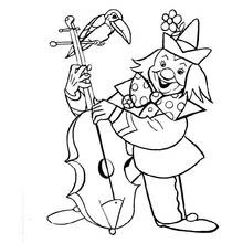 Dessin à colorier: Clown (Carrières et Professions) #91155 - Coloriages à Imprimer Gratuits