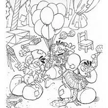 Dessin à colorier: Clown (Carrières et Professions) #91175 - Coloriages à Imprimer Gratuits