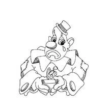 Dessin à colorier: Clown (Carrières et Professions) #91176 - Coloriages à Imprimer Gratuits