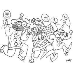 Dessin à colorier: Clown (Carrières et Professions) #91193 - Coloriages à Imprimer Gratuits