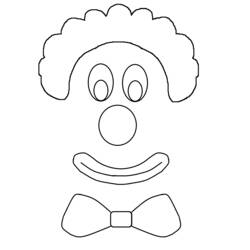 Dessin à colorier: Clown (Carrières et Professions) #91195 - Coloriages à Imprimer Gratuits