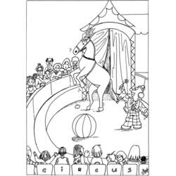 Dessin à colorier: Clown (Carrières et Professions) #91201 - Coloriages à Imprimer Gratuits