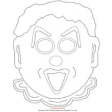 Dessin à colorier: Clown (Carrières et Professions) #91205 - Coloriages à Imprimer Gratuits