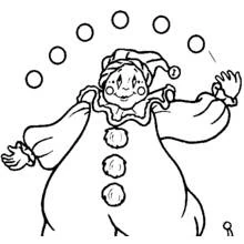 Dessin à colorier: Clown (Carrières et Professions) #91215 - Coloriages à Imprimer Gratuits