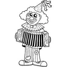 Dessin à colorier: Clown (Carrières et Professions) #91217 - Coloriages à Imprimer Gratuits